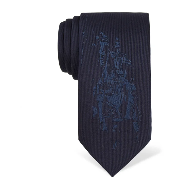 Cravat CROATA Brijuni Thematic   Blue  Silk 100%  