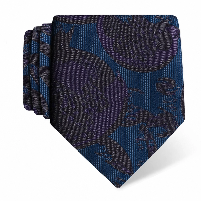 Cravat CROATA Brijuni Thematic   Wine red  Silk 100%  