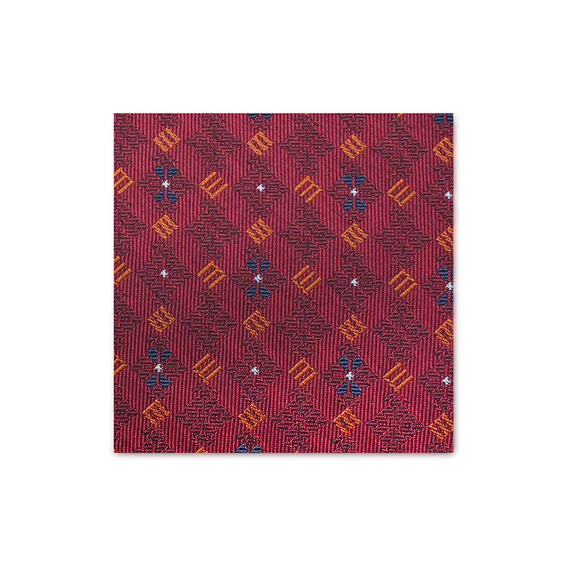 Cravat CROATA Dubrovnik Thematic  Glagolitic alphabet Red  Silk 100%  