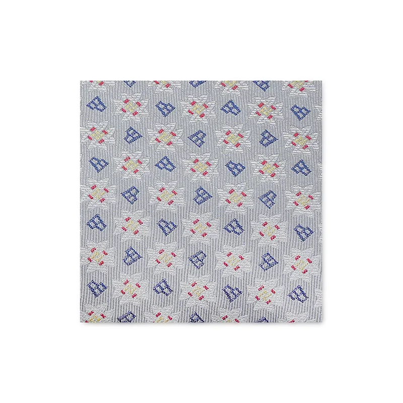 Cravat Dubrovnik Thematic Limited edition Braiding and glagolitic alphabet Grey  Silk 100%  