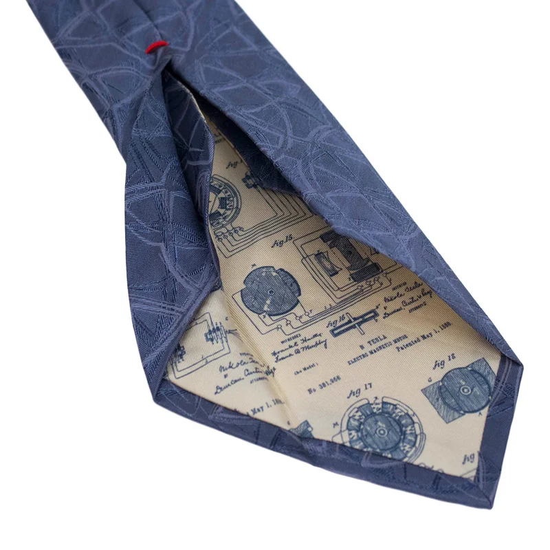 Cravat CROATA Dubrovnik Thematic Limited edition Braiding Grey  Silk 100%  