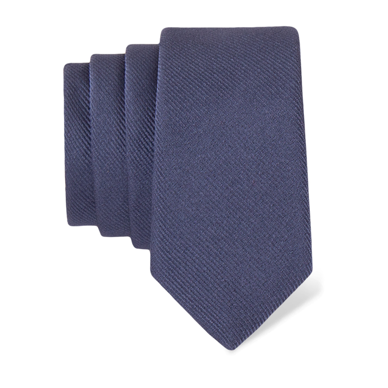 Cravat CROATA CROATA Classic  Classic Blue  Silk 100%  