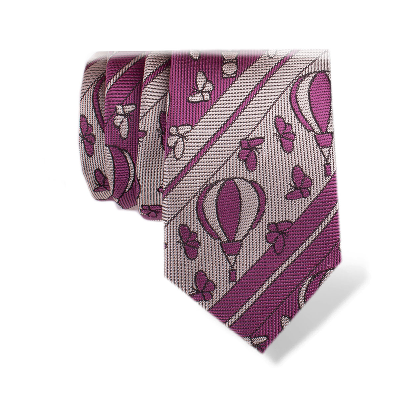 Cravat CROATA Classic  Other Magenta  Silk 100%  