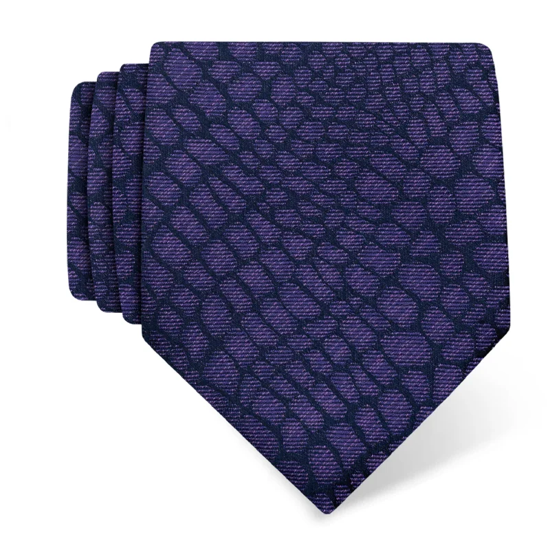 Cravat CROATA Classic Large Other Purple  Silk 100%  