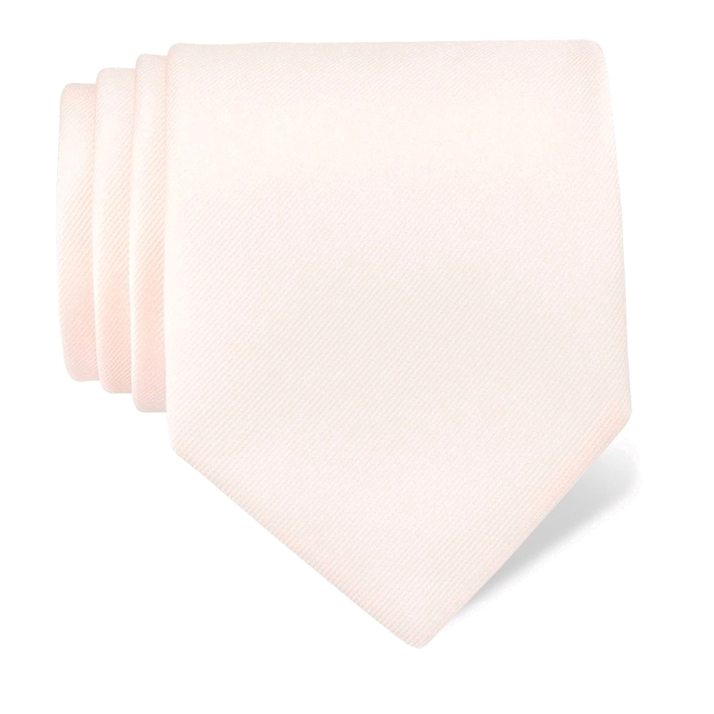 Cravat CROATA Classic  Solid textured Champagne  Silk 100%  