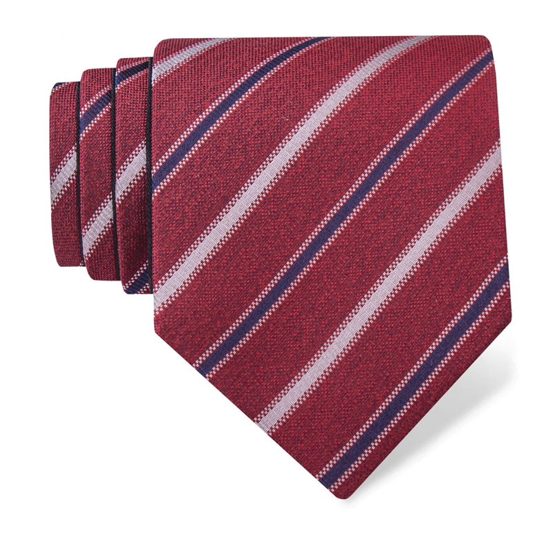 Cravat CROATA Clasicum Classic Double face Regimental Red  Silk 100%  