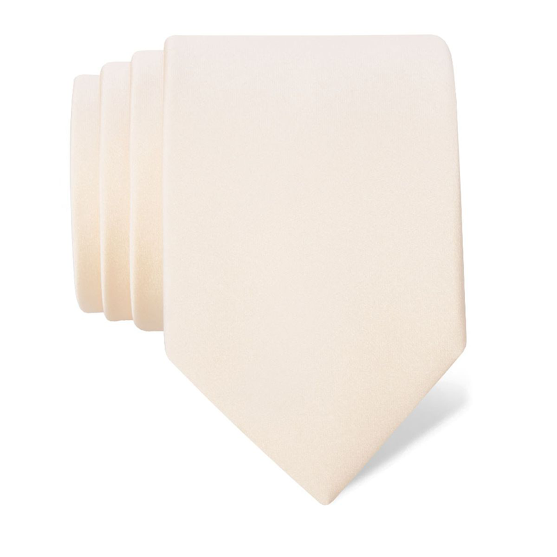 Cravat CROATA Classic  Solid Champagne  Silk 100%  