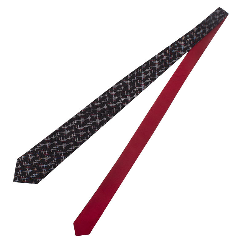 Cravat CROATA Classic Double face Other Black  Silk 100%  