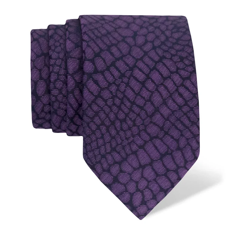 Cravat CROATA Classic Large Other Purple  Silk 100%  