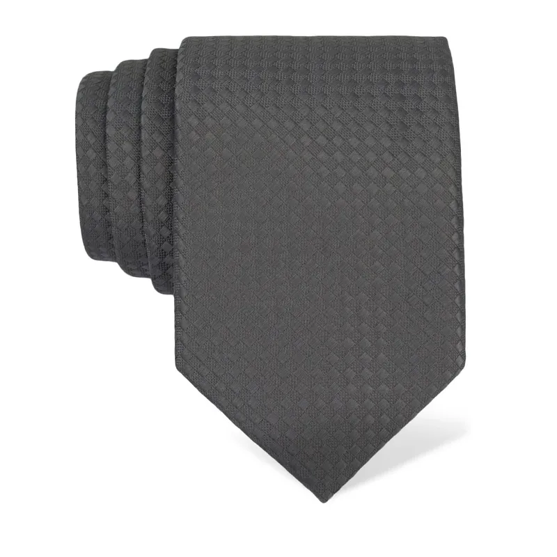 Cravat ŠESTINE Classic  Small shapes Grey  Polyester 100%  