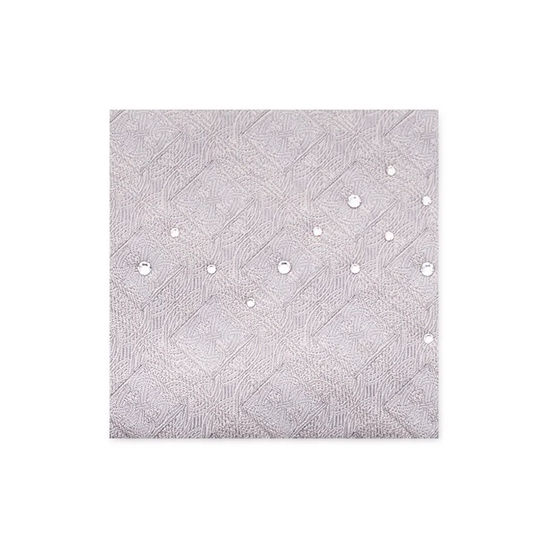 Cravat CROATA Kristal Thematic Limited edition Braiding Beige  Silk 100%, High quality chrystals  