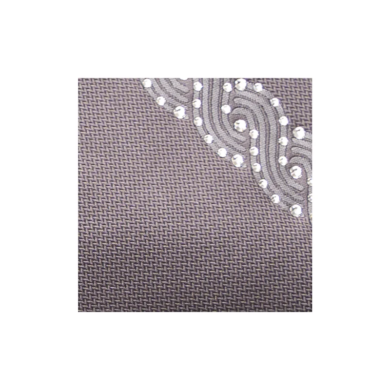 Cravat CROATA Kristal Thematic  Braiding Silver  Silk 100%, High quality chrystals  