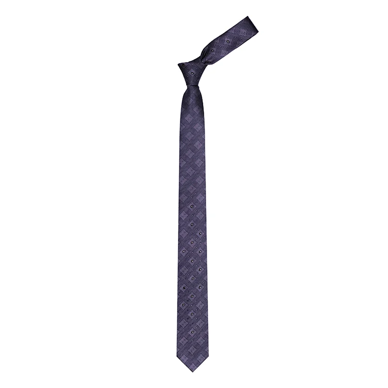 Cravat CROATA Kristal Thematic  Braiding Purple  Silk 100%, High quality chrystals  