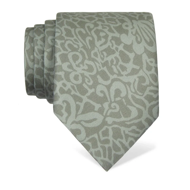 Cravat CROATA Thematic  Lace Grey  Silk 100%  