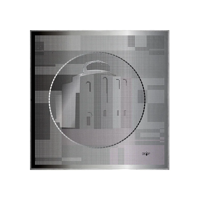 Scarf CROATA Thematic  Zadar Light grey  Silk 100%  