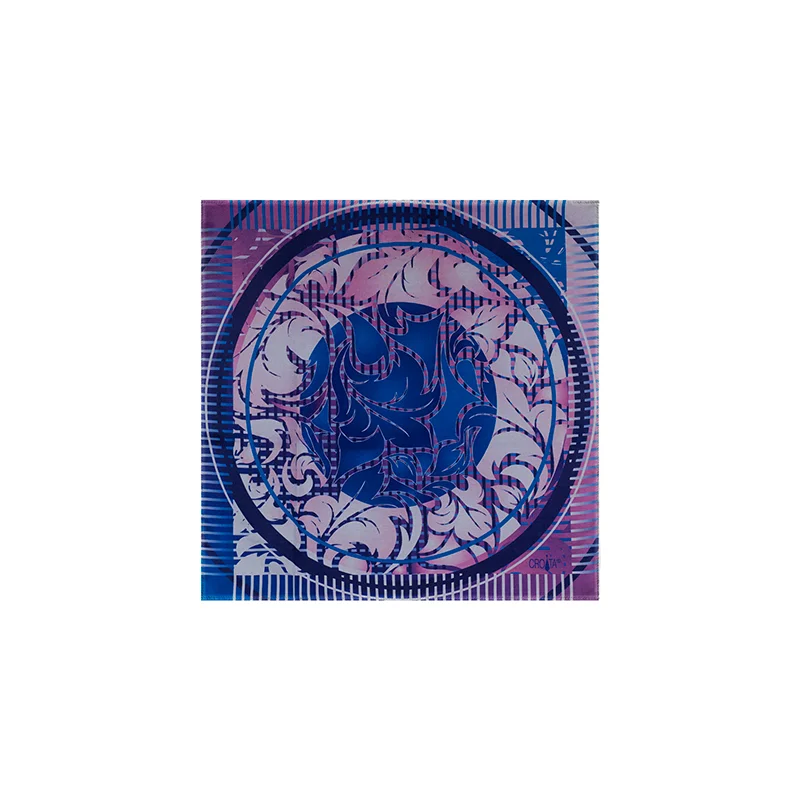 Scarf Thematic  Secession Purple  Silk 100%  