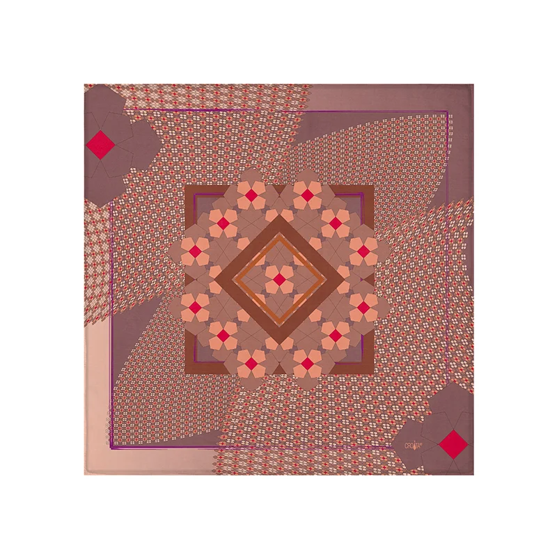 Scarf CROATA Classic  Other Peach  Silk 100%  