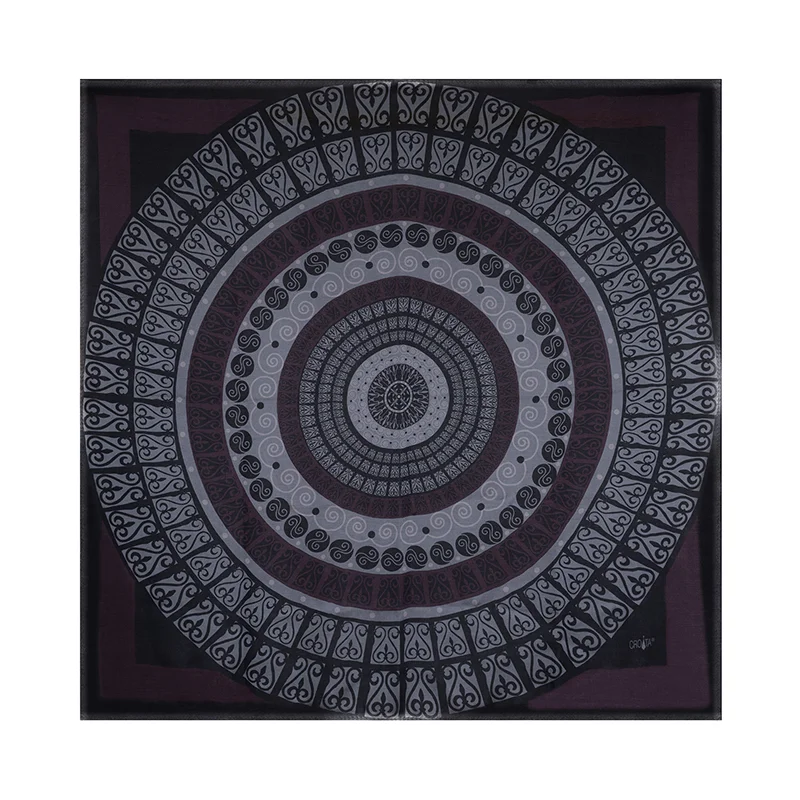 Scarf Brijuni   Secession Purple  Silk 100%  