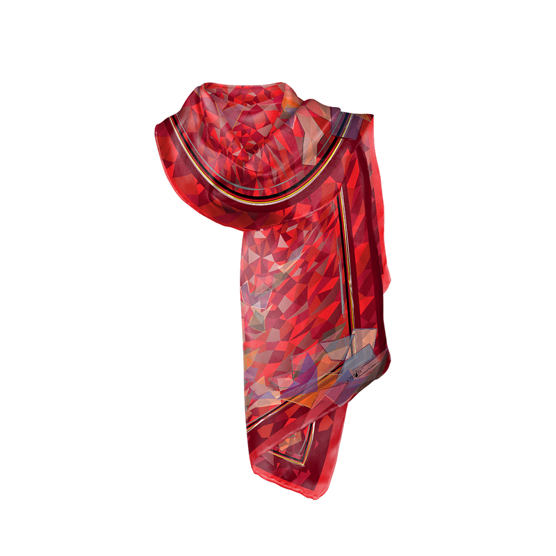 Shawl CROATA 8 Classic Limited edition Other Red  Silk 100%  