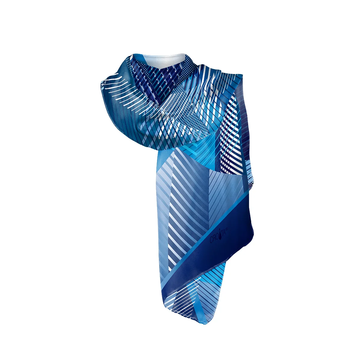 Shawl CROATA Classic Shawl, classic Other Blue  Silk 100%  