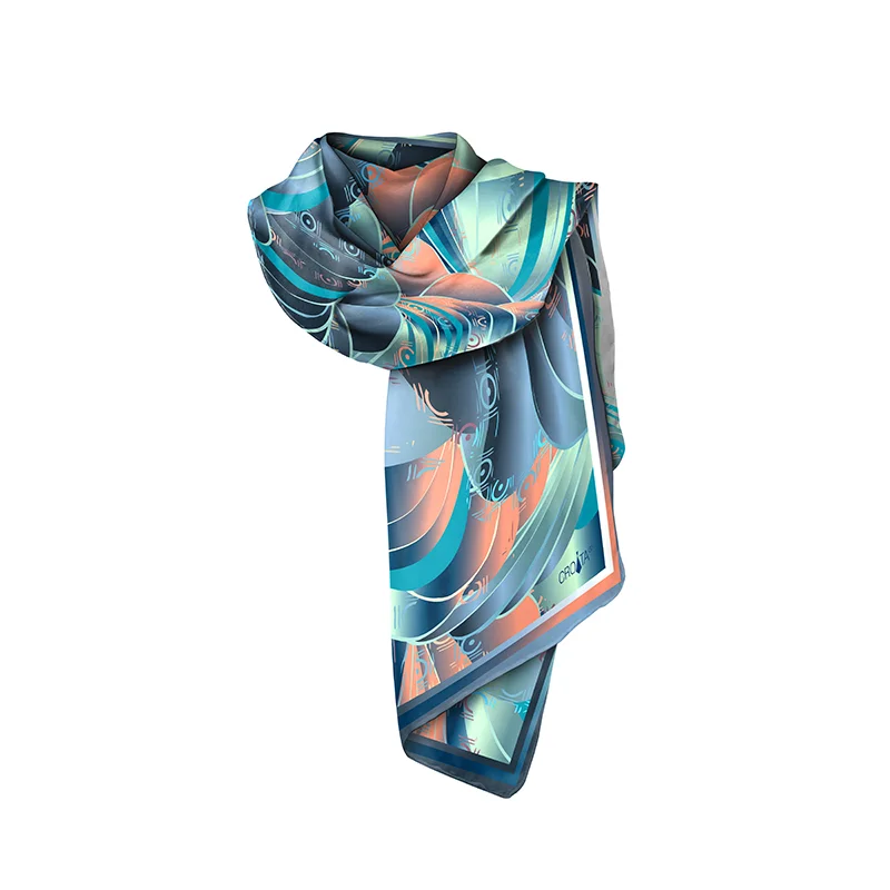 Shawl CROATA Classic  Other Light green  Silk 100%  