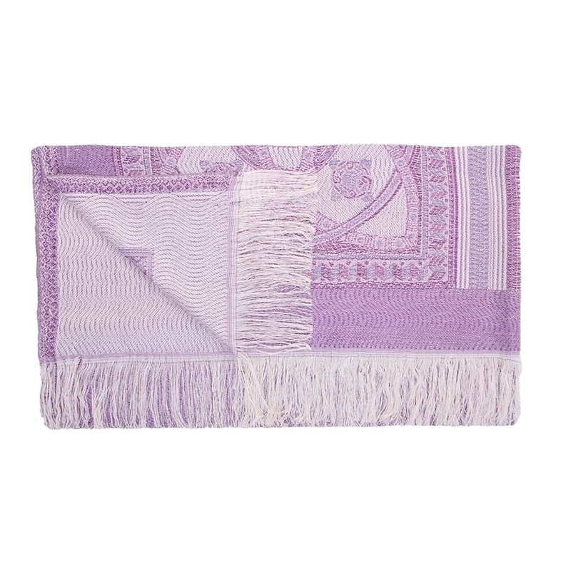 Shawl CROATA Thematic Shawl, thematic Braiding Purple  Silk 100%  