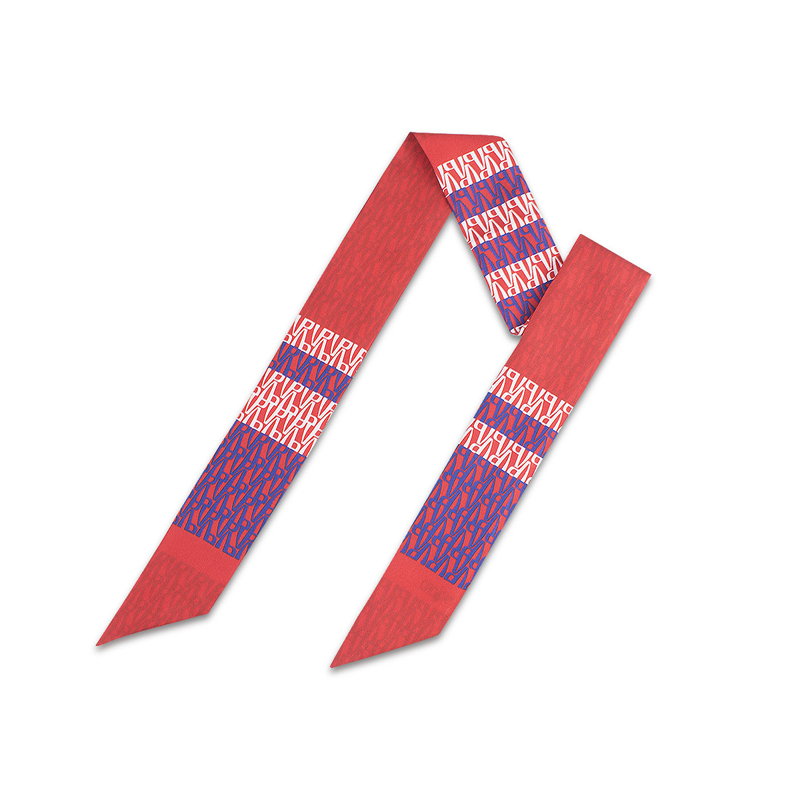 Twilly CROATA Thematic Thematic Glagolitic alphabet Red  Silk 100%  
