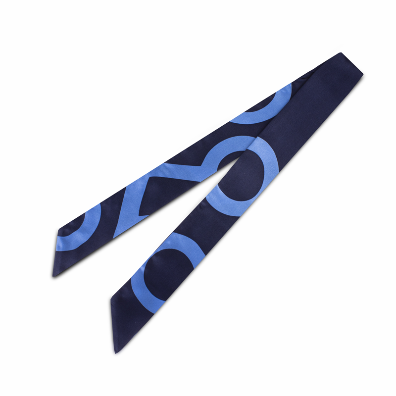 Twilly CROATA Classic Classic Other Blue  Silk 100%  