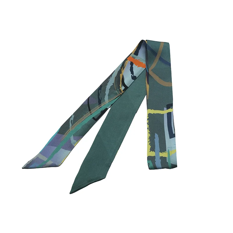 Twilly CROATA Classic   Green  Silk 100%  