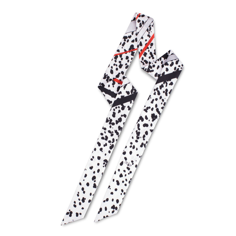 Twilly CROATA Thematic Thematic Dalmatian dog White  Silk 100%  
