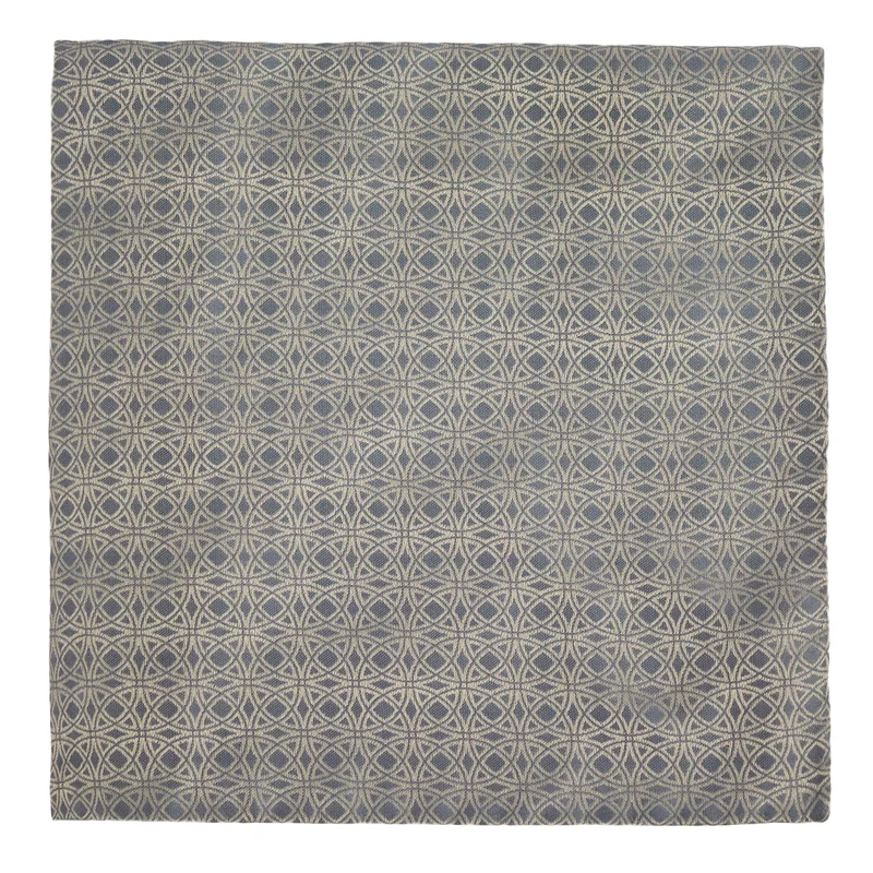 Pocket square CROATA Thematic  Braiding Light blue  Silk 100%  