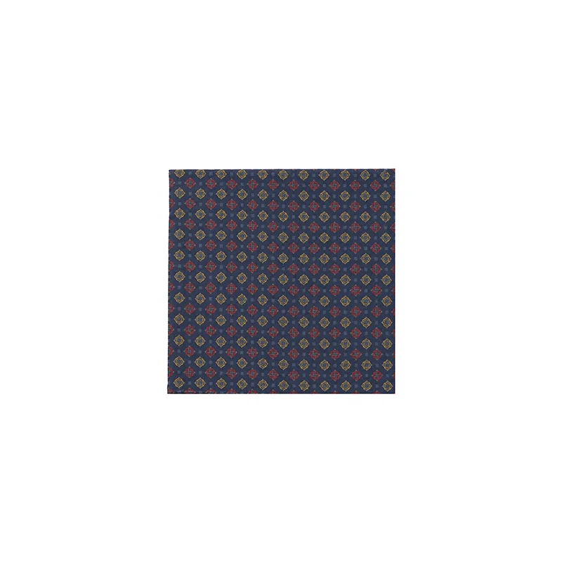 Pocket square CROATA Thematic  Braiding Blue  Silk 100%  