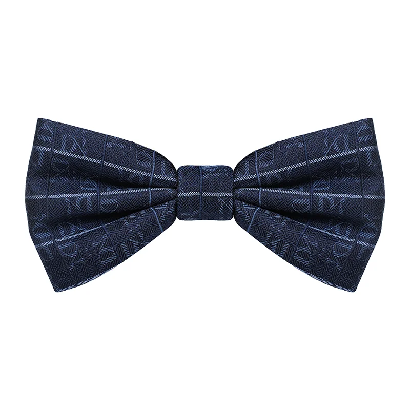 Bow tie CROATA Thematic  Glagolitic alphabet Dark blue  Silk 100%  