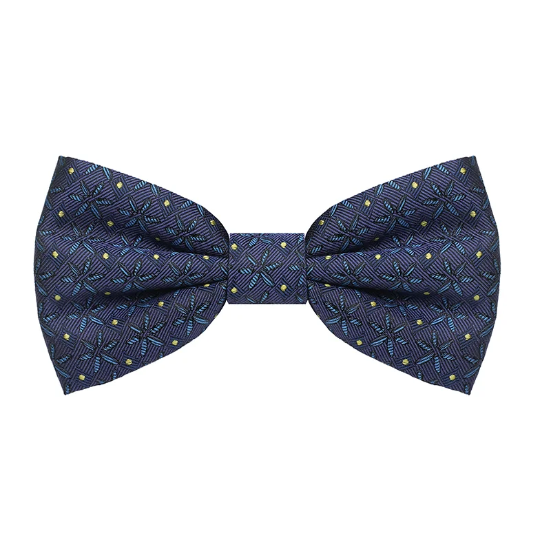 Bow tie CROATA Thematic  Water fountain Dark blue  Silk 100%  