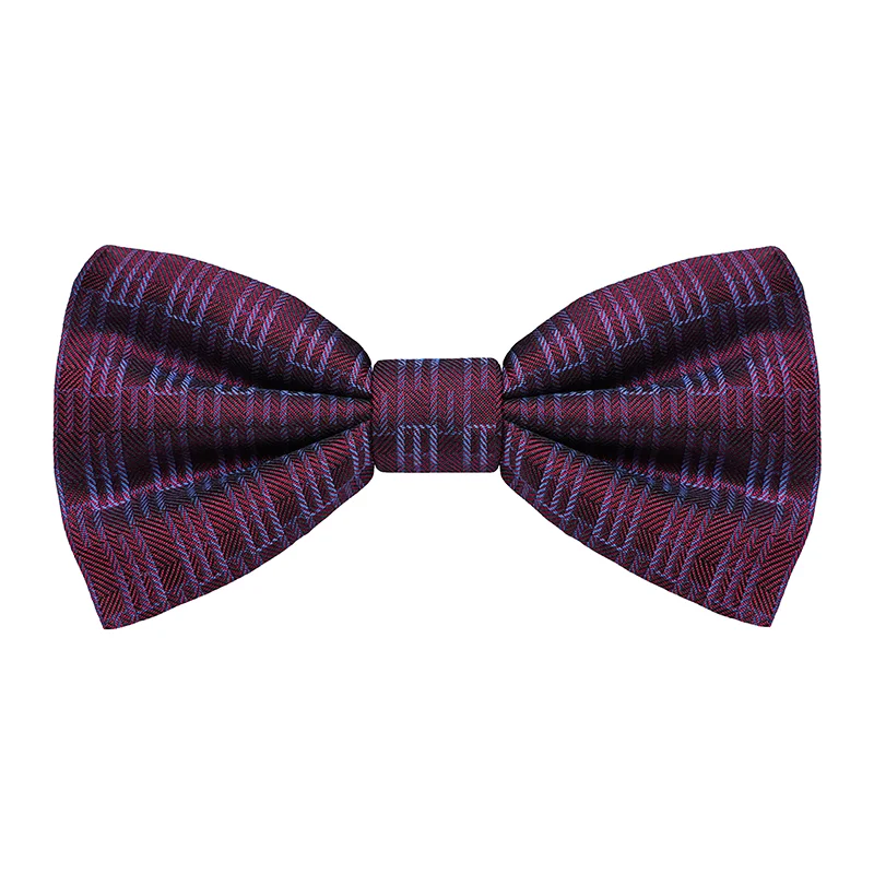 Bow tie CROATA Thematic  Glagolitic alphabet Wine red  Silk 100%  