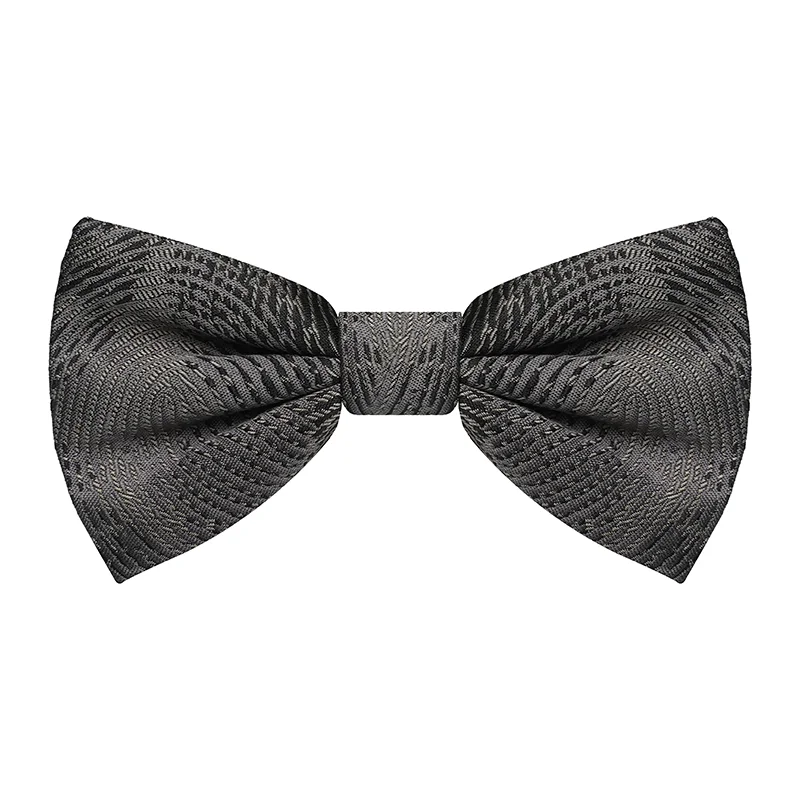 Bow tie CROATA Thematic  Fingerprints by Ivan Vučetić Grey  Silk 100%  