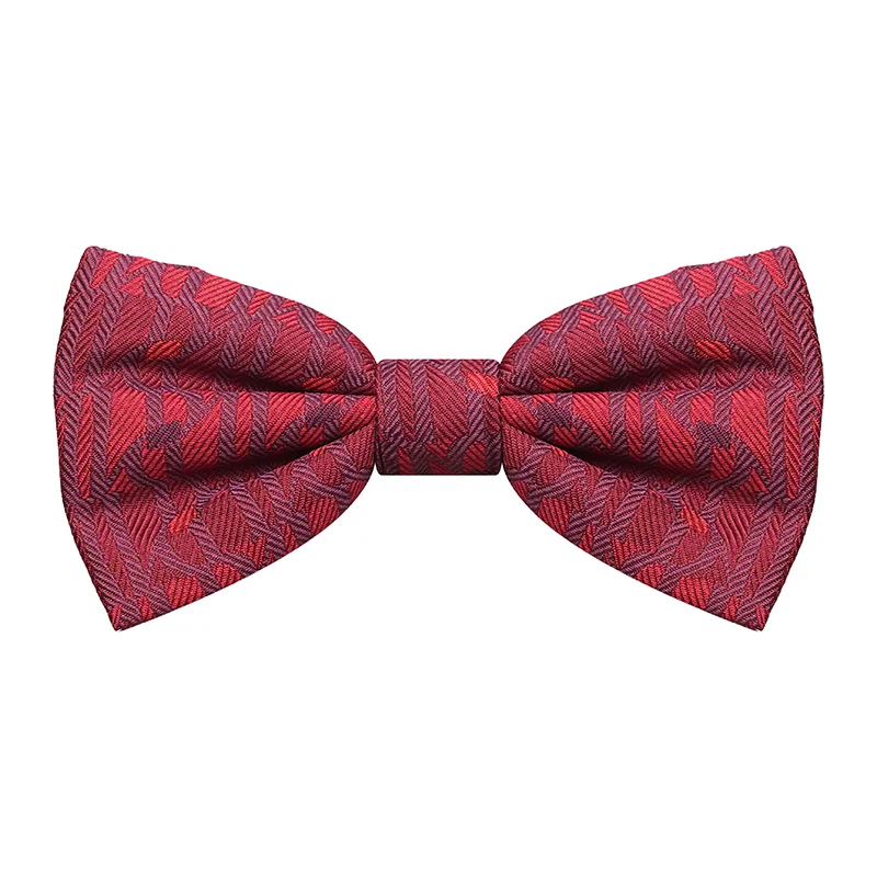Bow tie CROATA Brijuni Thematic Pre-tied bow tie Glagolitic alphabet Red  Silk 100%  