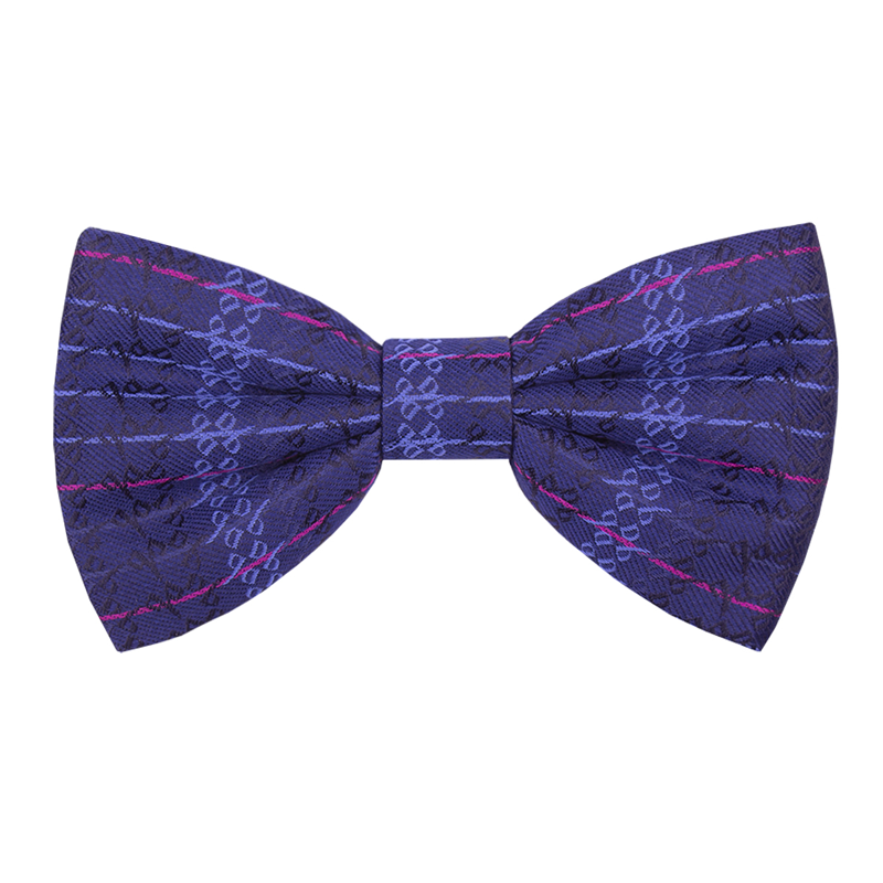 Bow tie CROATA 4 Thematic Limited edition Glagolitic alphabet Blue  Silk 100%  