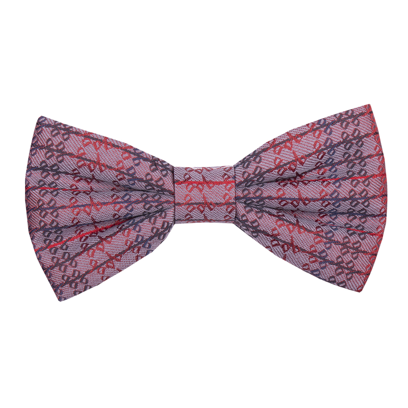 Bow tie CROATA 4 Thematic Limited edition Glagolitic alphabet Red  Silk 100%  