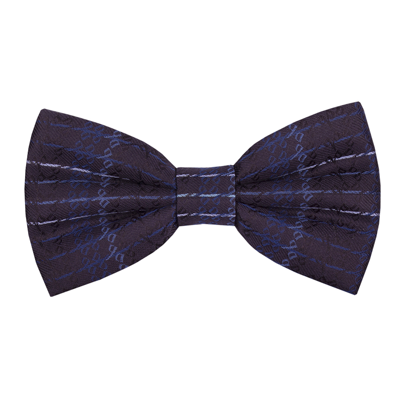 Bow tie CROATA 4 Thematic Limited edition Glagolitic alphabet Dark blue  Silk 100%  