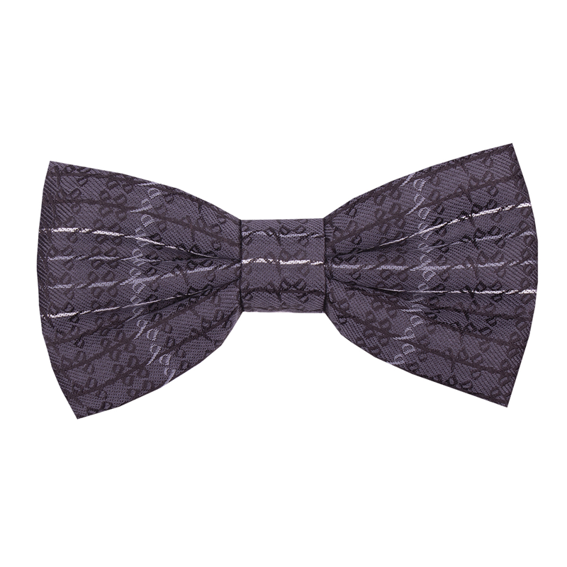 Bow tie CROATA 4 Thematic Limited edition Glagolitic alphabet Grey  Silk 100%  