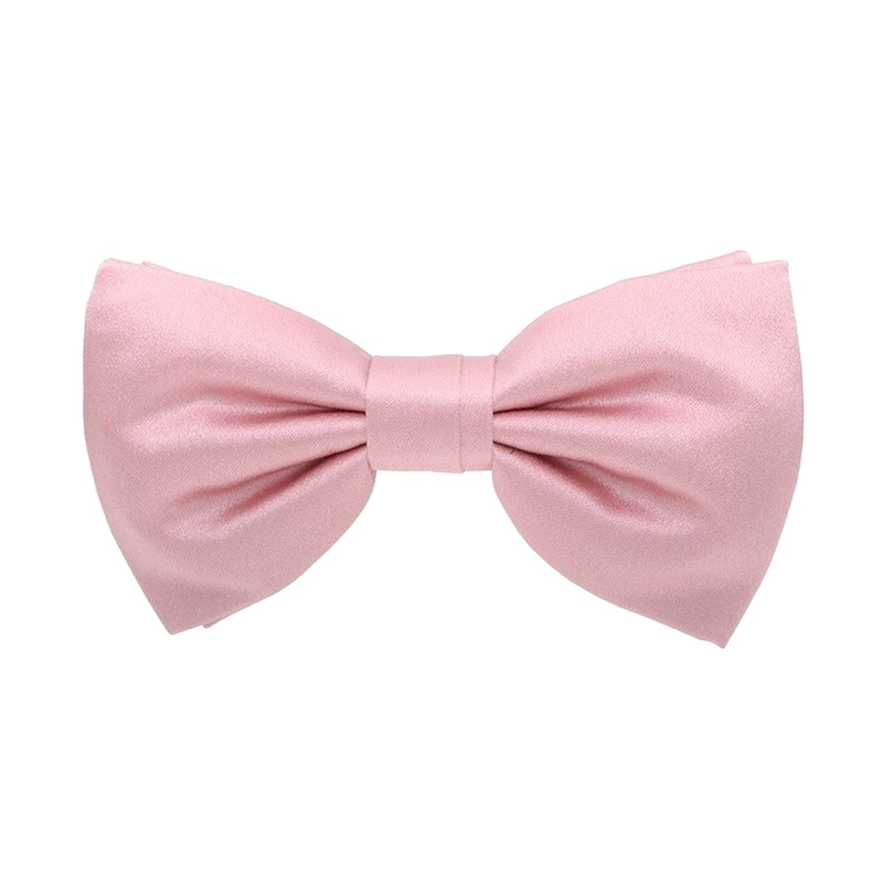 Bow tie CROATA Classic  Solid Pink  Silk 100%  