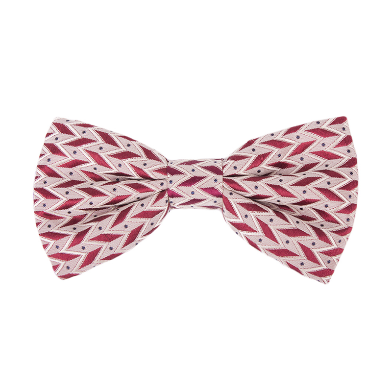Bow tie CROATA Festum Classic Festive, classic Solid textured Beige  Silk 100%  