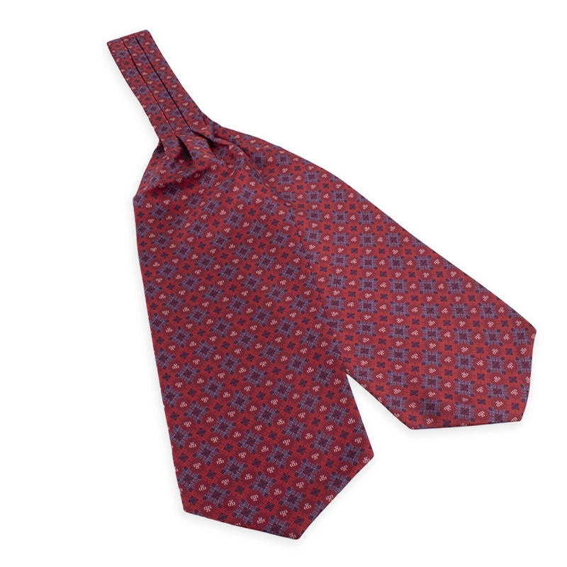 Ascot CROATA Thematic Thematic Glagolitic alphabet Red  Silk 100%  