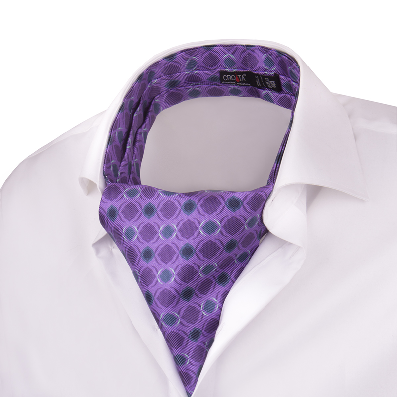Ascot CROATA Classic   Purple  Silk 100%  