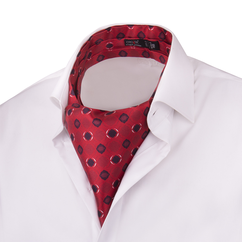 Ascot CROATA Classic   Red  Silk 100%  