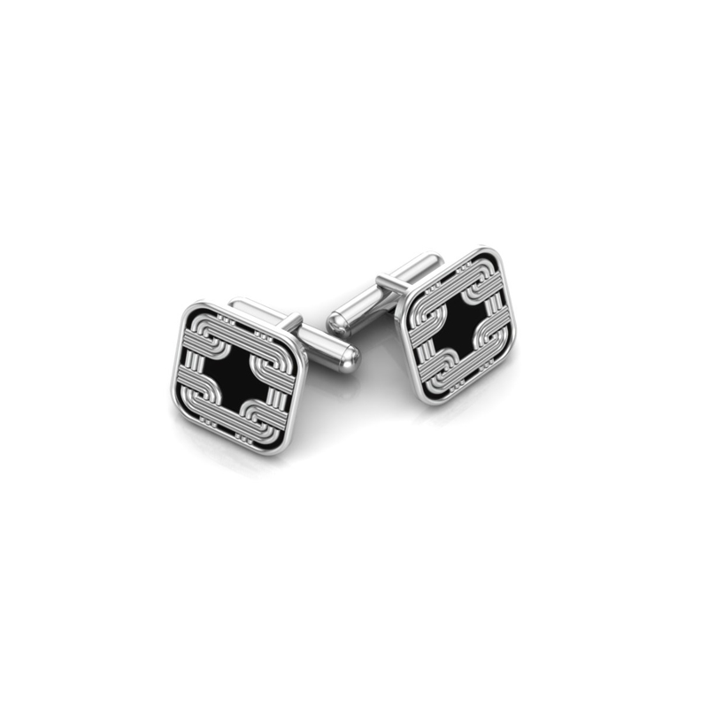 Cufflinks CROATA Thematic  Braiding Silver  Silver 925  