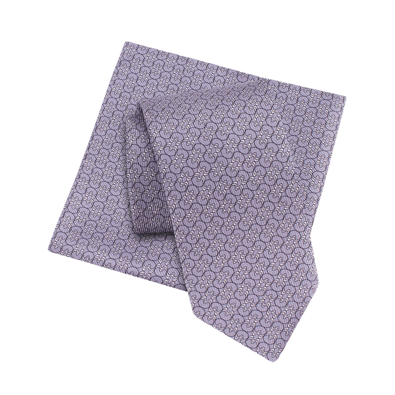 Cravat and pocket square set CROATA 7 Classic Limited edition Other Grey  Silk 100%  