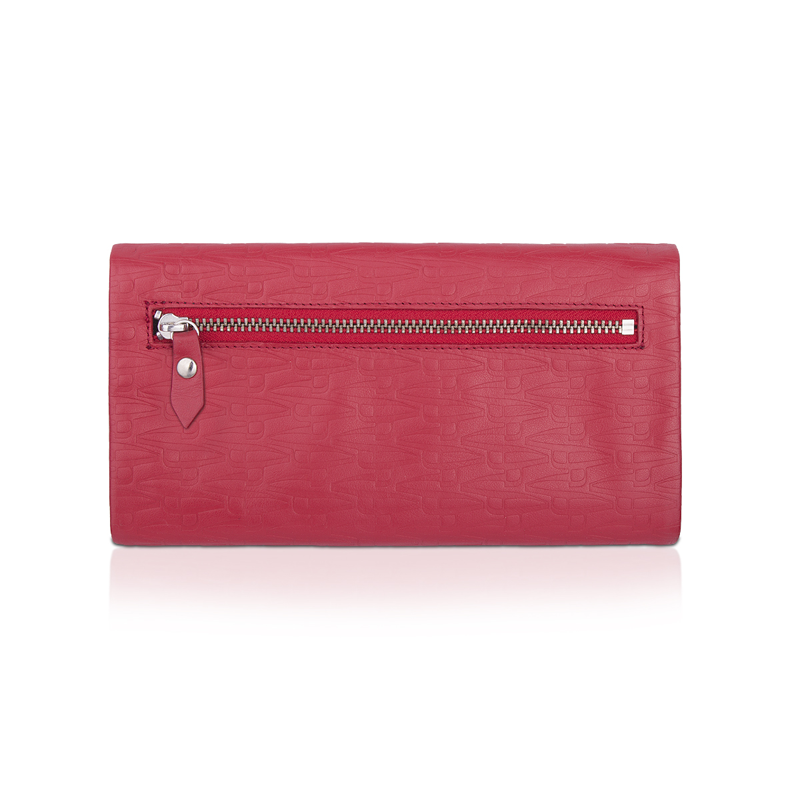 Wallet CROATA CROATA Thematic Thematic Glagolitic alphabet Red  Leather 100%  