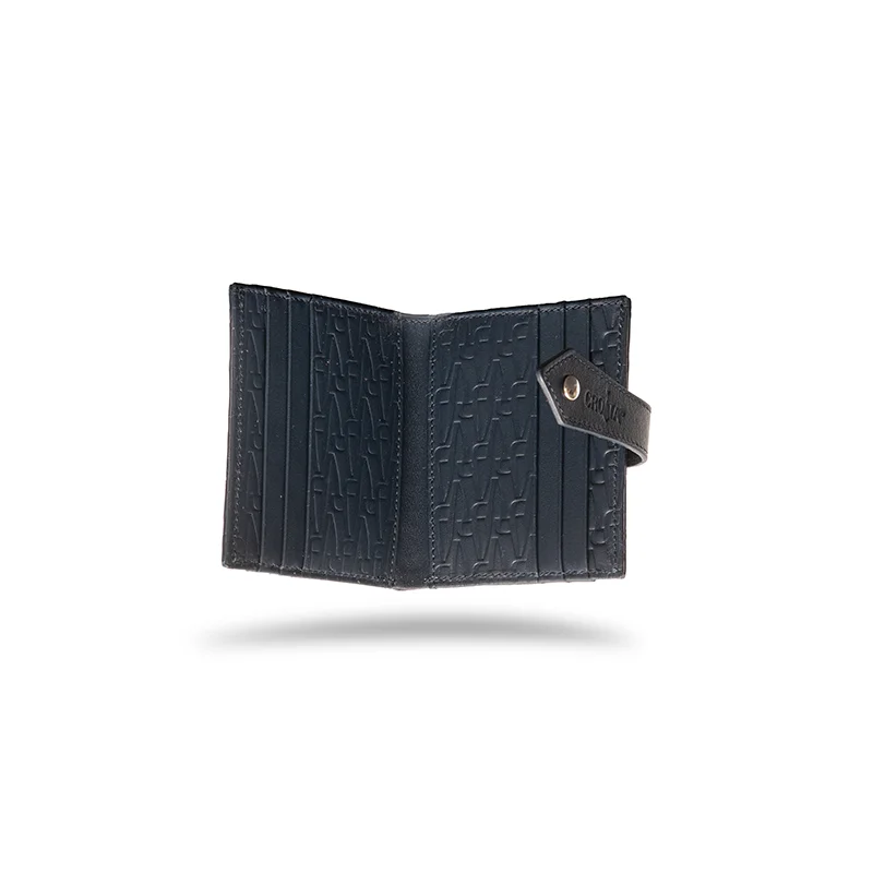 Wallet CROATA CROATA Thematic Thematic Glagolitic alphabet Dark blue  Leather 100%  
